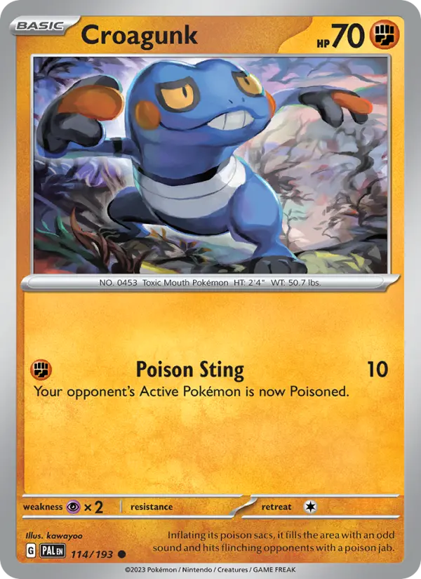 Croagunk, Paldea Evolved #114