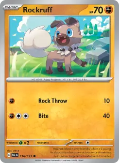 Rockruff, Paldea Evolved #116/193