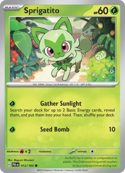 Sprigatito, Paldea Evolved #12/193