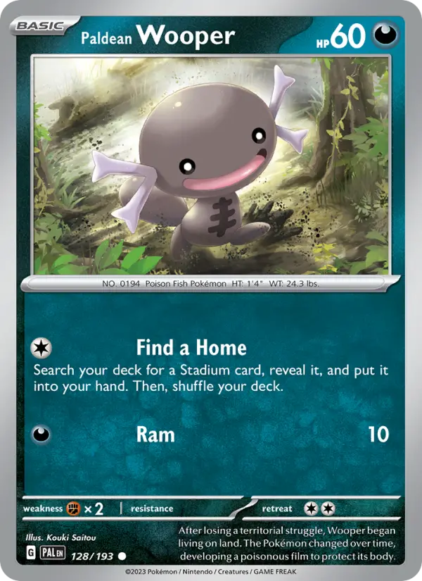 Paldean Wooper, Paldea Evolved #128