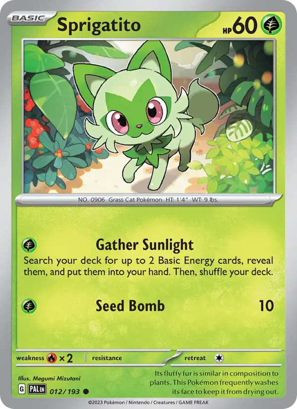 Sprigatito, Paldea Evolved #12