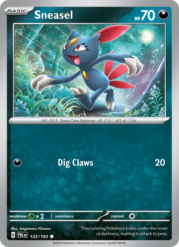 Sneasel, Paldea Evolved #133