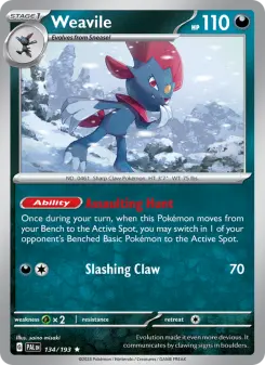 Weavile, Paldea Evolved #134/193