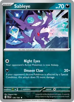 Sableye, Paldea Evolved #136/193