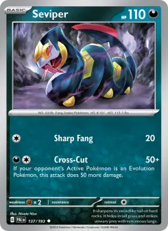 Seviper, Paldea Evolved #137/193