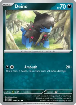 Deino, Paldea Evolved #138/193