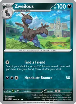 Zweilous, Paldea Evolved #139/193