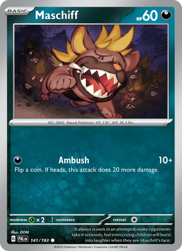 Maschiff, Paldea Evolved #141