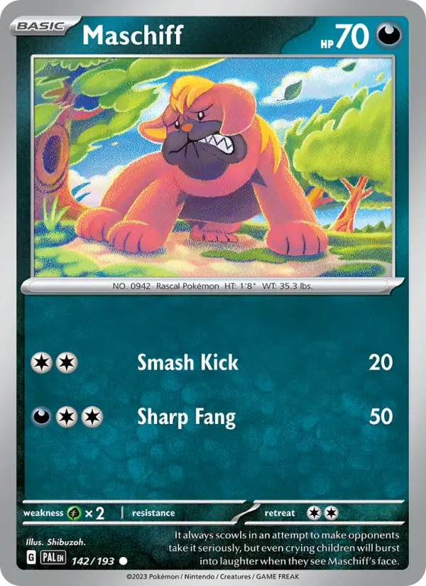 Maschiff, Paldea Evolved #142