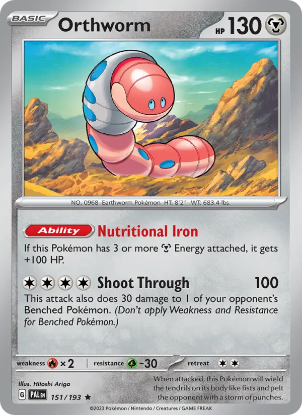 Orthworm, Paldea Evolved #151