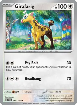 Girafarig, Paldea Evolved #154/193