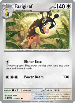 Farigiraf, Paldea Evolved #155/193