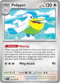 Pelipper, Paldea Evolved #159/193