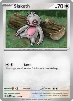 Slakoth, Paldea Evolved #160/193