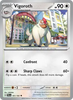 Vigoroth, Paldea Evolved #161/193