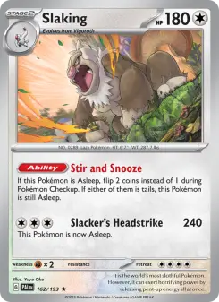 Slaking, Paldea Evolved #162/193