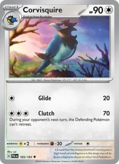 Corvisquire, Paldea Evolved #165/193