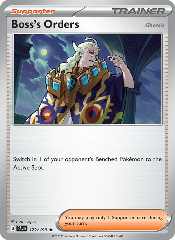 Boss's Orders, Paldea Evolved #172