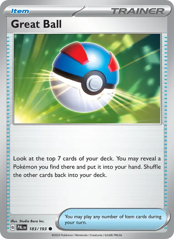 Great Ball, Paldea Evolved #183