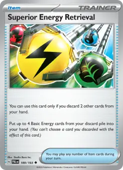 Superior Energy Retrieval, Paldea Evolved #189/193