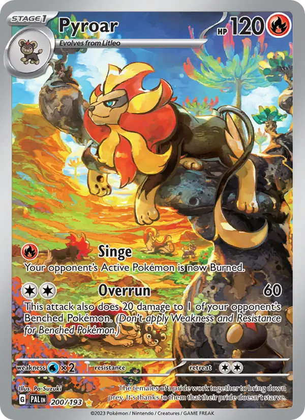 Pyroar, Paldea Evolved #200