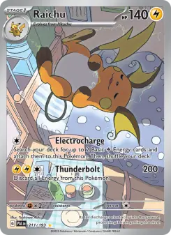 Raichu, Paldea Evolved #211/193
