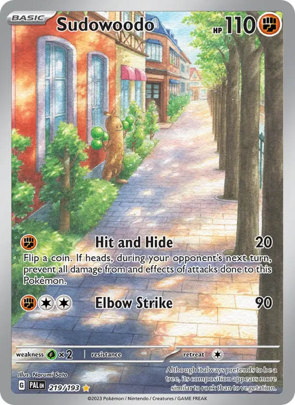 Sudowoodo, Paldea Evolved #219