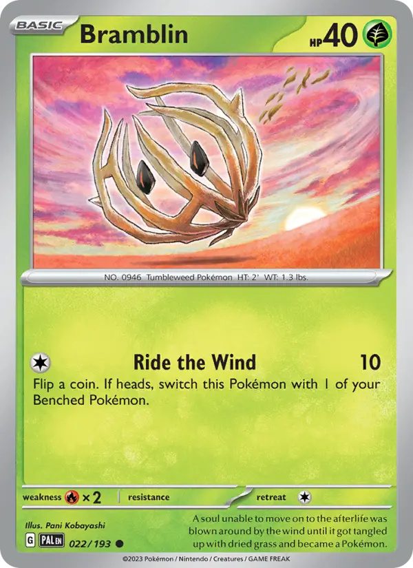 Bramblin, Paldea Evolved #22