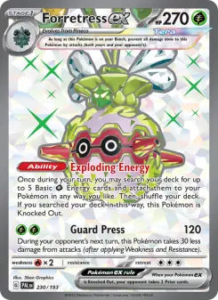 Forretress ex, Paldea Evolved #230/193
