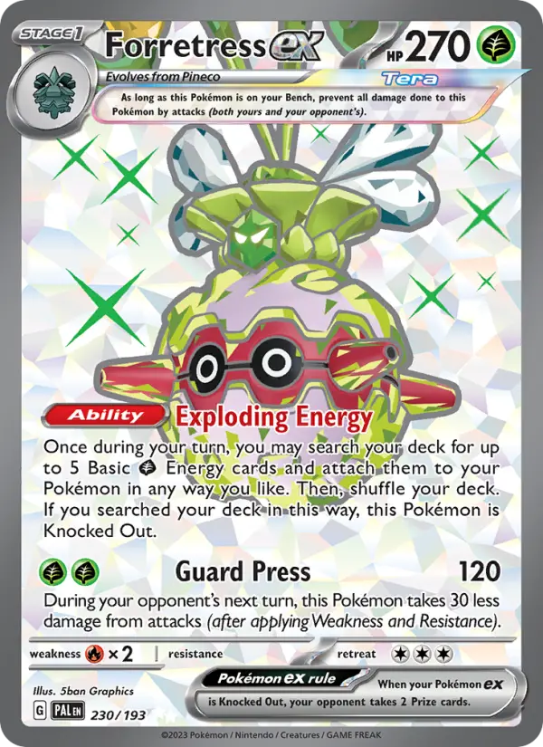 Forretress ex, Paldea Evolved #230