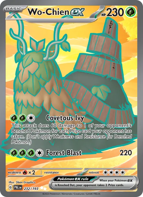Wo-Chien ex, Paldea Evolved #232