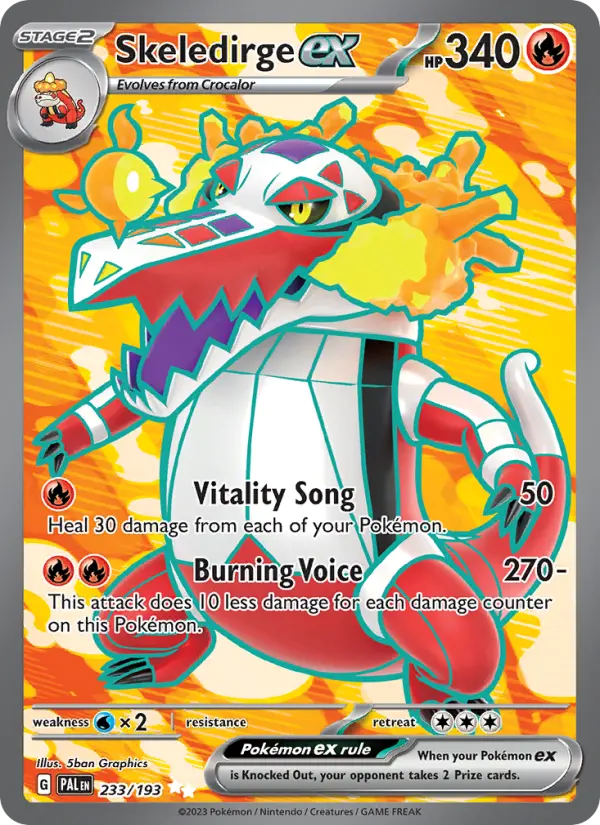Skeledirge ex, Paldea Evolved #233