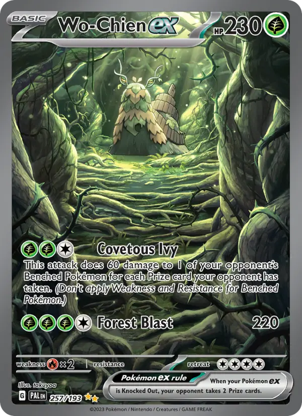Wo-Chien ex, Paldea Evolved #257