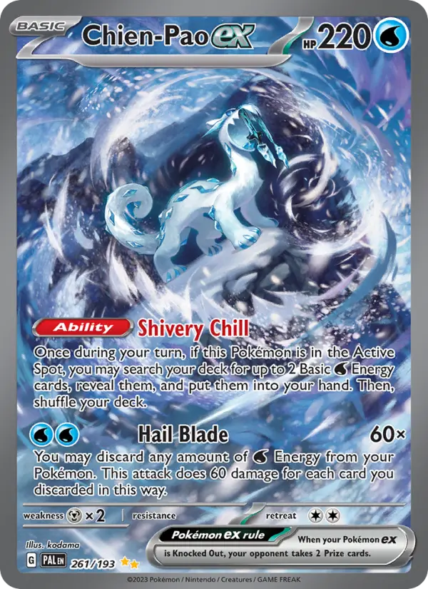 Chien-Pao ex, Paldea Evolved #261