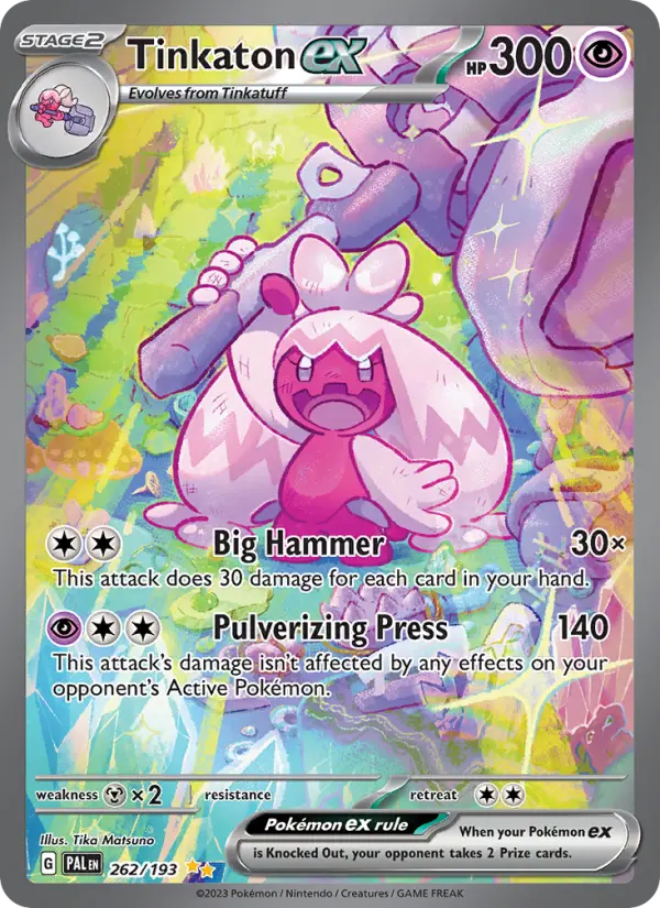 Tinkaton ex, Paldea Evolved #262