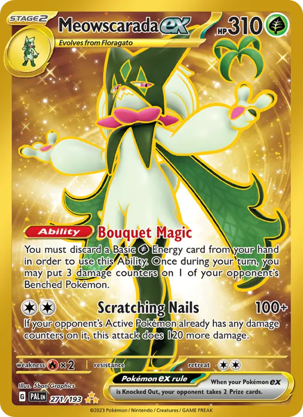 Meowscarada ex, Paldea Evolved #271