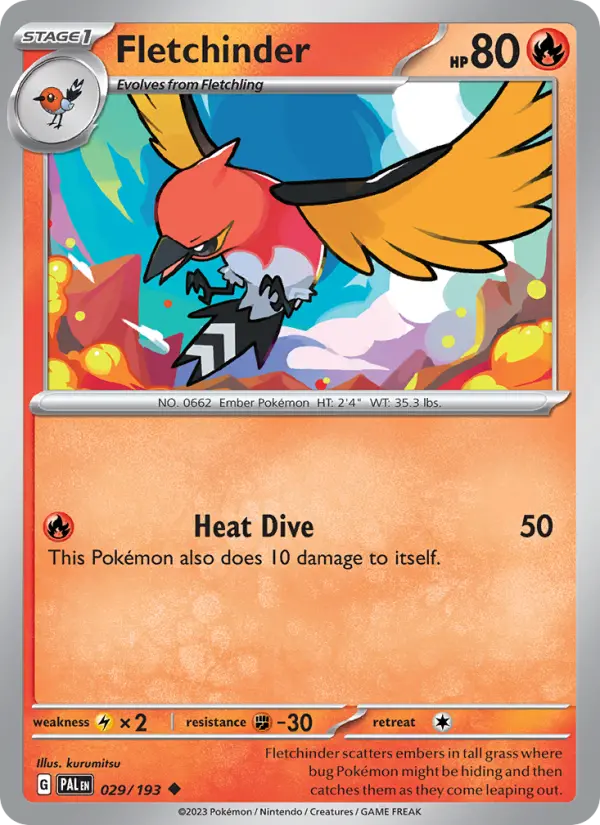 Fletchinder, Paldea Evolved #29