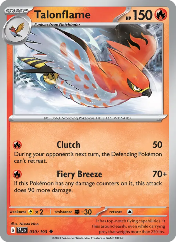 Talonflame, Paldea Evolved #30