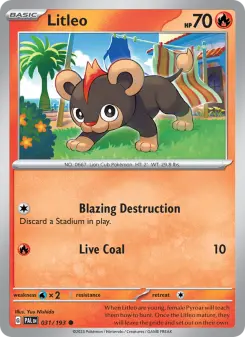 Litleo, Paldea Evolved #31/193