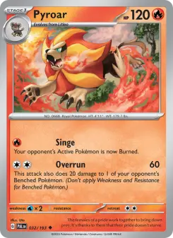 Pyroar, Paldea Evolved #32/193
