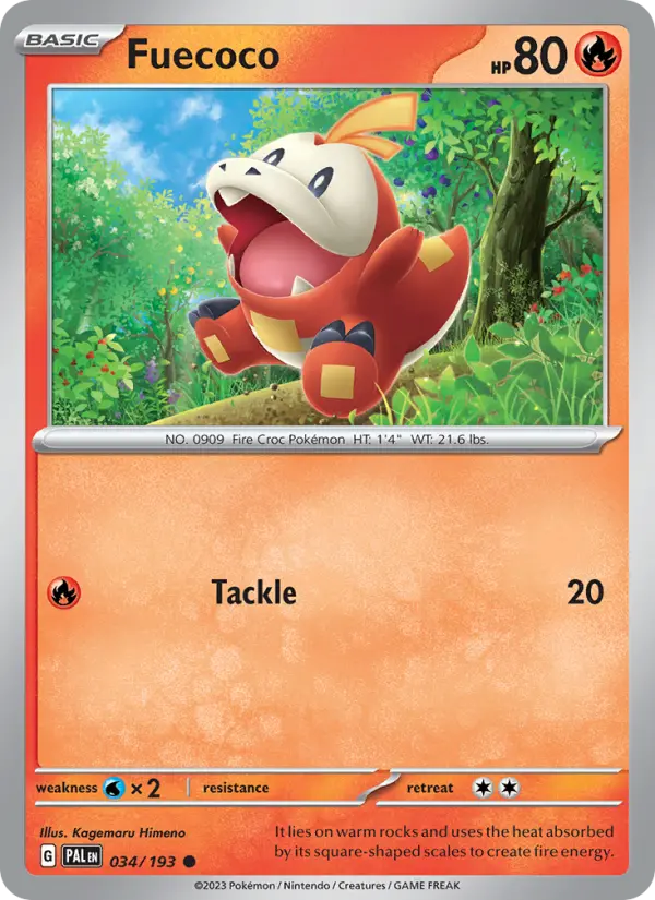 Fuecoco, Paldea Evolved #34
