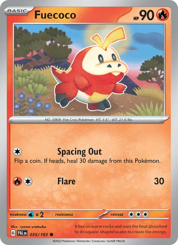 Fuecoco, Paldea Evolved #35