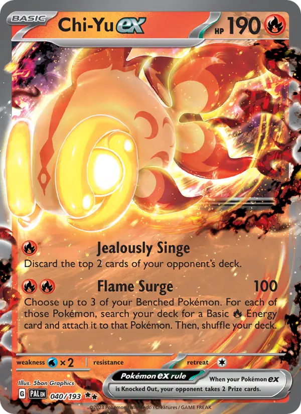 Chi-Yu ex, Paldea Evolved #40