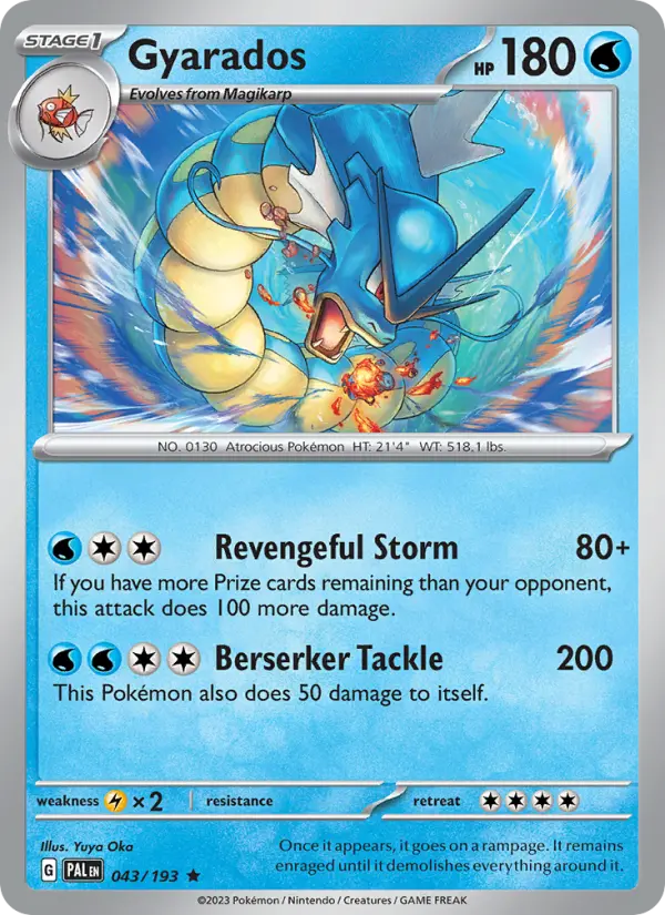 Gyarados, Paldea Evolved #43