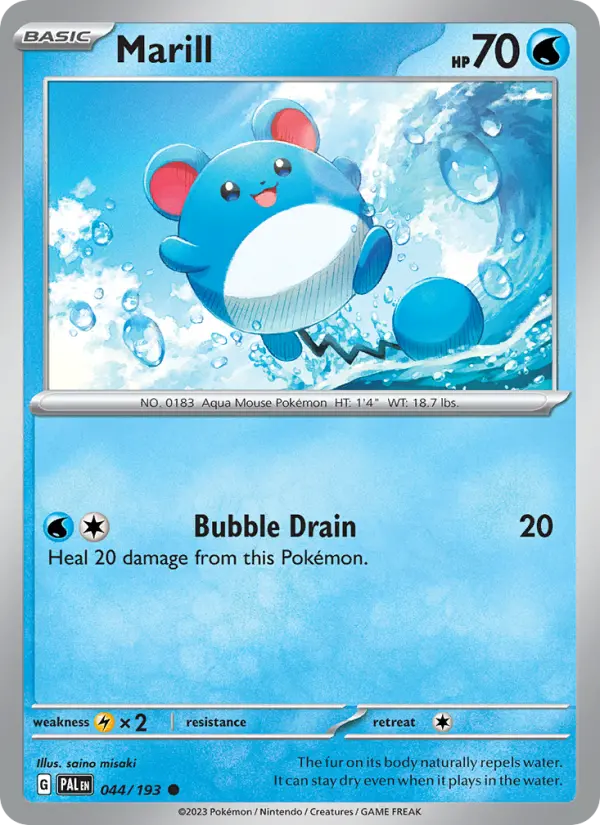 Marill, Paldea Evolved #44