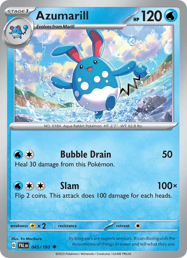 Azumarill, Paldea Evolved #45