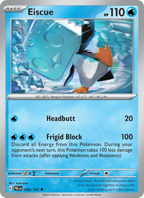 Eiscue, Paldea Evolved #48