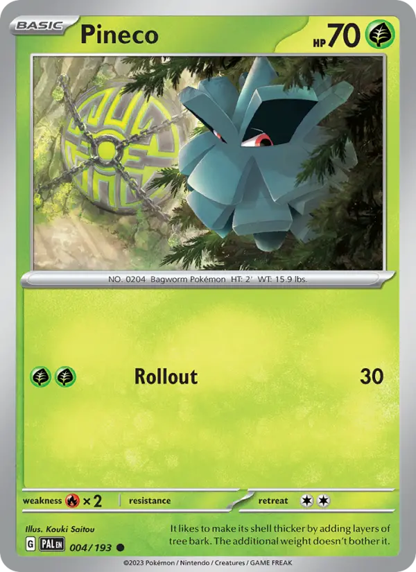 Pineco, Paldea Evolved #4
