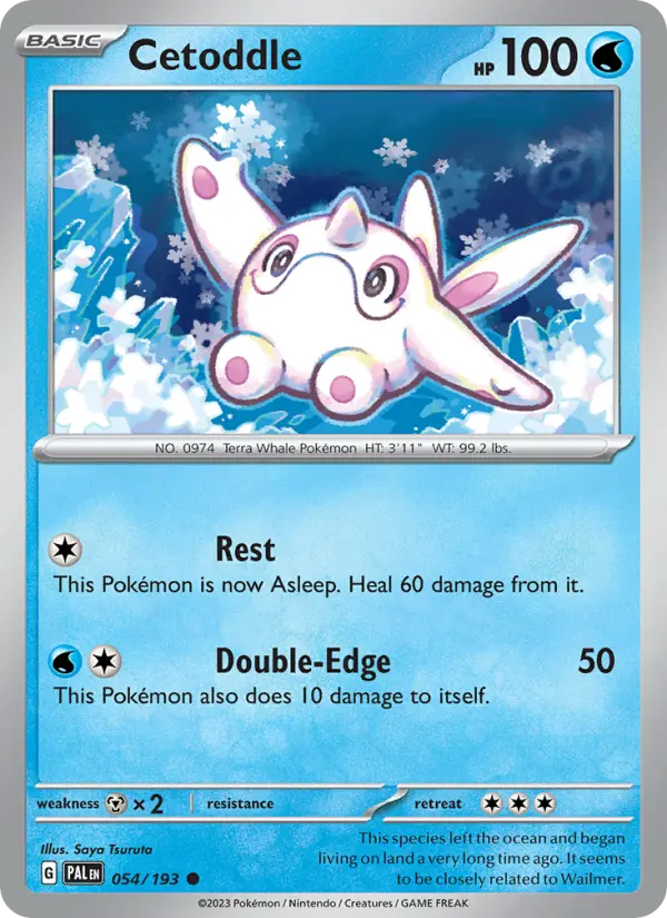 Cetoddle, Paldea Evolved #54