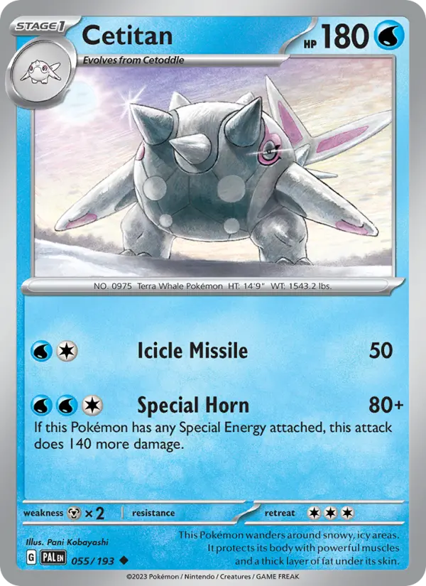 Cetitan, Paldea Evolved #55